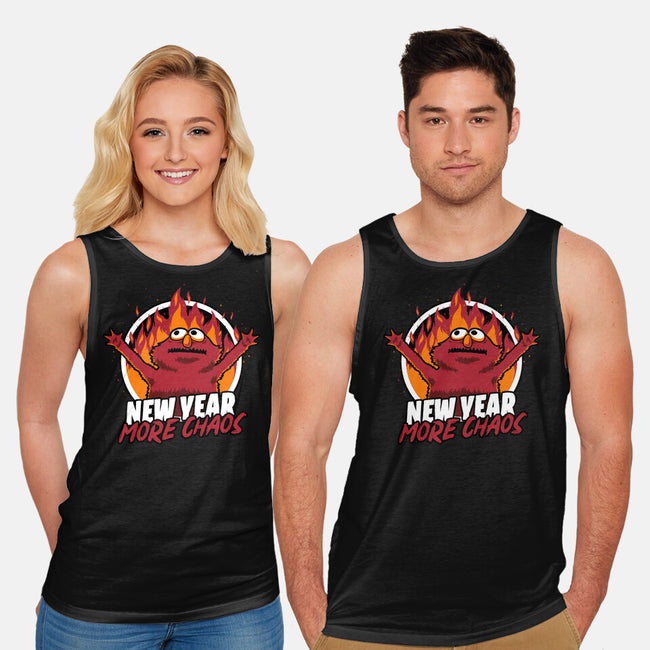 New Year More Chaos-Unisex-Basic-Tank-Studio Mootant