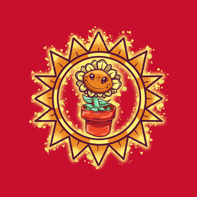 Super Sunflower-Womens-Fitted-Tee-nickzzarto