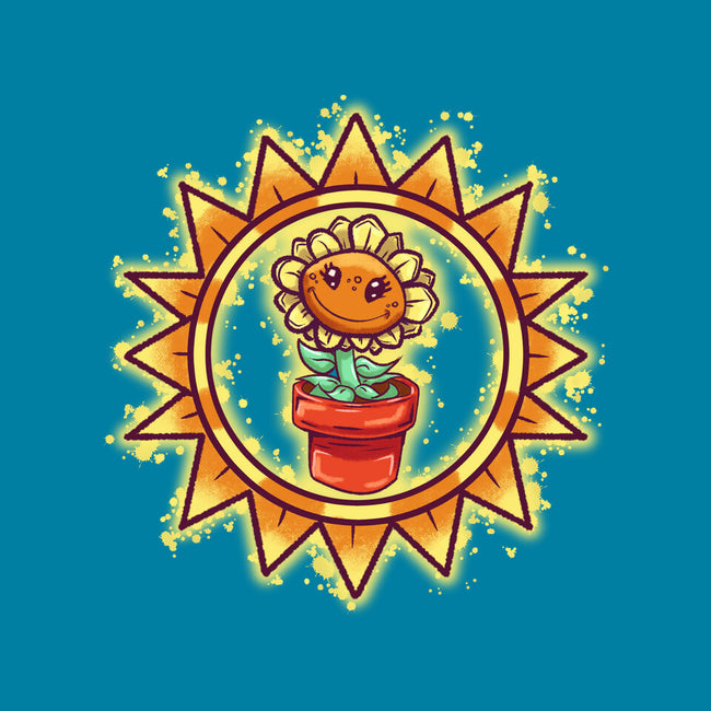 Super Sunflower-Womens-Fitted-Tee-nickzzarto