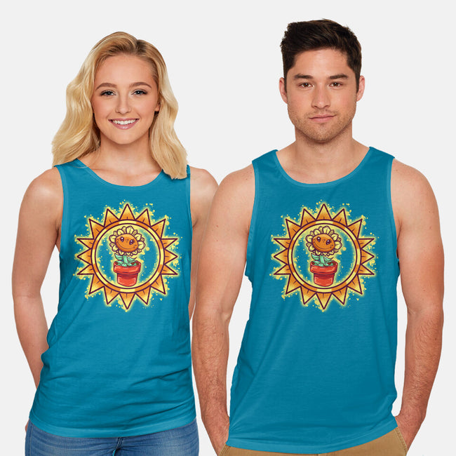 Super Sunflower-Unisex-Basic-Tank-nickzzarto