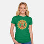 Super Sunflower-Womens-Fitted-Tee-nickzzarto