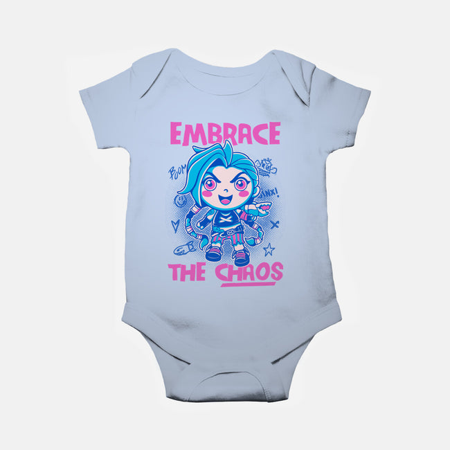 Embrace The Chaos-Baby-Basic-Onesie-paulagarcia