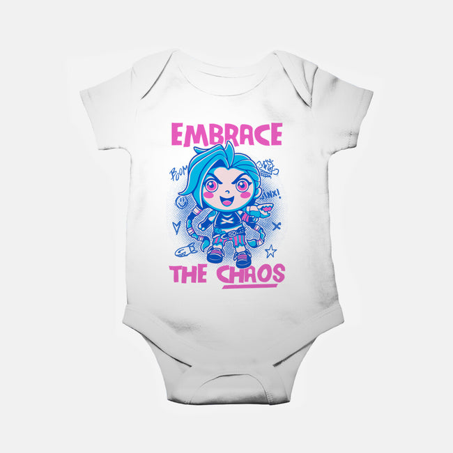 Embrace The Chaos-Baby-Basic-Onesie-paulagarcia