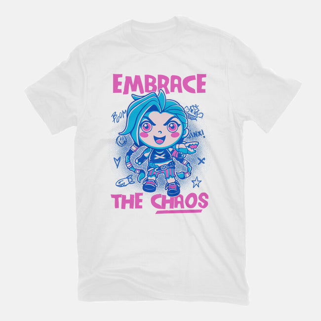 Embrace The Chaos-Unisex-Basic-Tee-paulagarcia