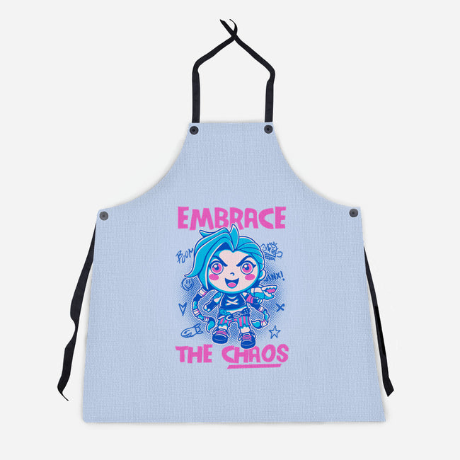 Embrace The Chaos-Unisex-Kitchen-Apron-paulagarcia