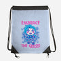 Embrace The Chaos-None-Drawstring-Bag-paulagarcia