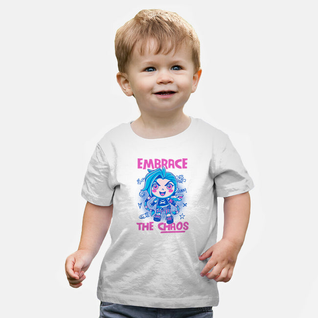 Embrace The Chaos-Baby-Basic-Tee-paulagarcia