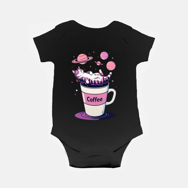 Galactic Coffee-Baby-Basic-Onesie-Jasonza