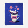 Galactic Coffee-None-Fleece-Blanket-Jasonza