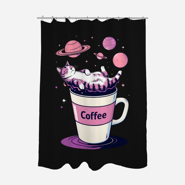 Galactic Coffee-None-Polyester-Shower Curtain-Jasonza