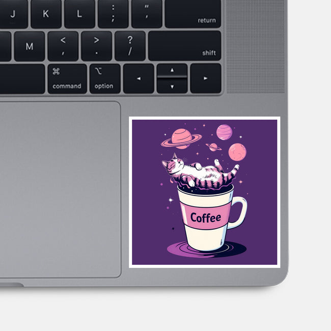 Galactic Coffee-None-Glossy-Sticker-Jasonza