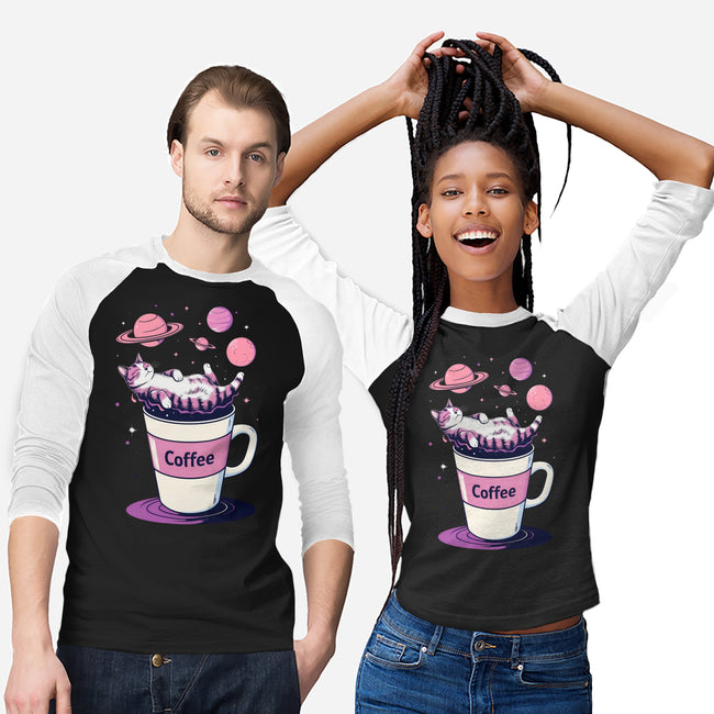 Galactic Coffee-Unisex-Baseball-Tee-Jasonza