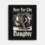 Naughty Krampus Christmas-None-Stretched-Canvas-Studio Mootant