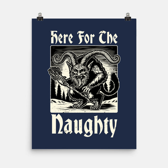 Naughty Krampus Christmas-None-Matte-Poster-Studio Mootant