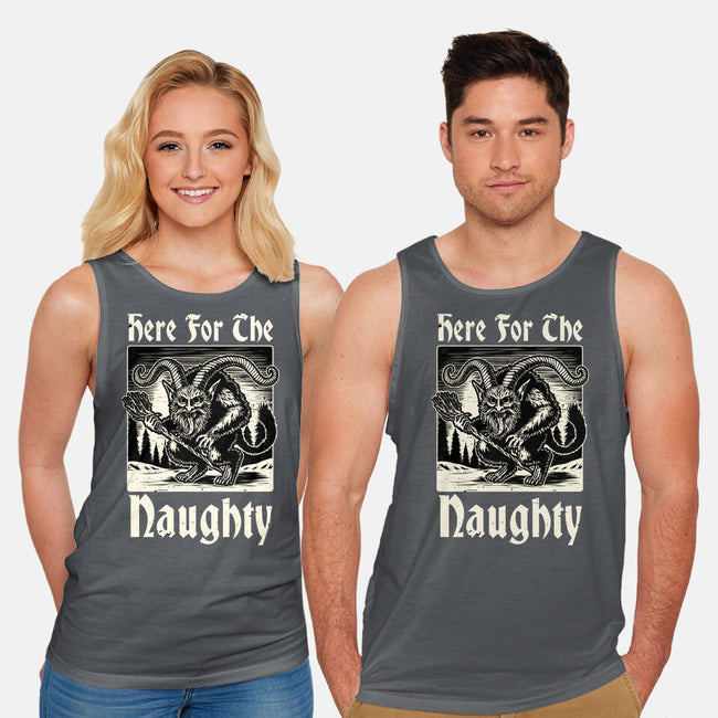 Naughty Krampus Christmas-Unisex-Basic-Tank-Studio Mootant