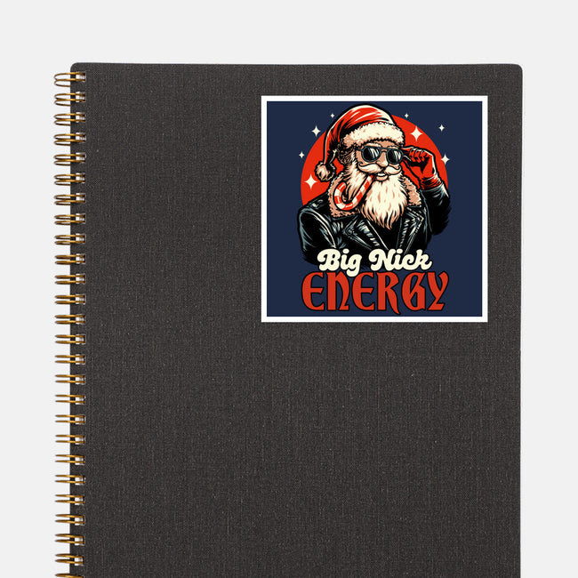 Big Santa Claus Energy-None-Glossy-Sticker-Studio Mootant