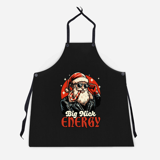 Big Santa Claus Energy-Unisex-Kitchen-Apron-Studio Mootant