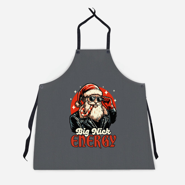 Big Santa Claus Energy-Unisex-Kitchen-Apron-Studio Mootant