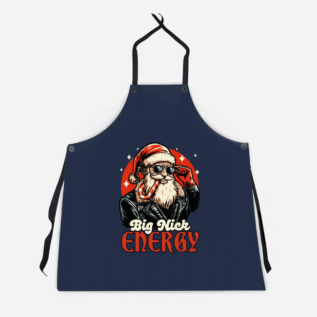 Big Santa Claus Energy-Unisex-Kitchen-Apron-Studio Mootant