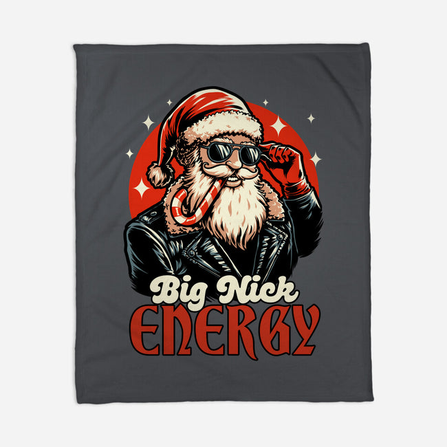 Big Santa Claus Energy-None-Fleece-Blanket-Studio Mootant