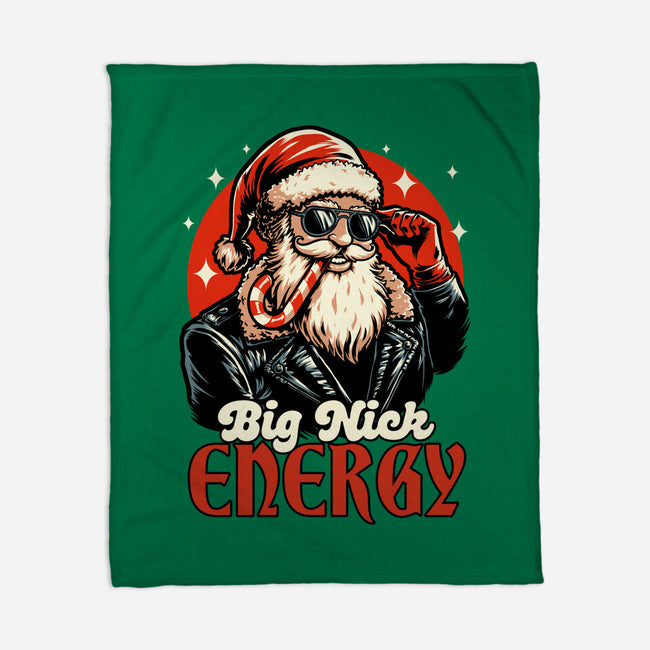 Big Santa Claus Energy-None-Fleece-Blanket-Studio Mootant