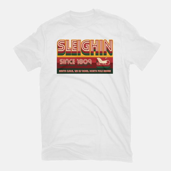 Sleighin Since 1809-Womens-Fitted-Tee-Whimsical Thinker