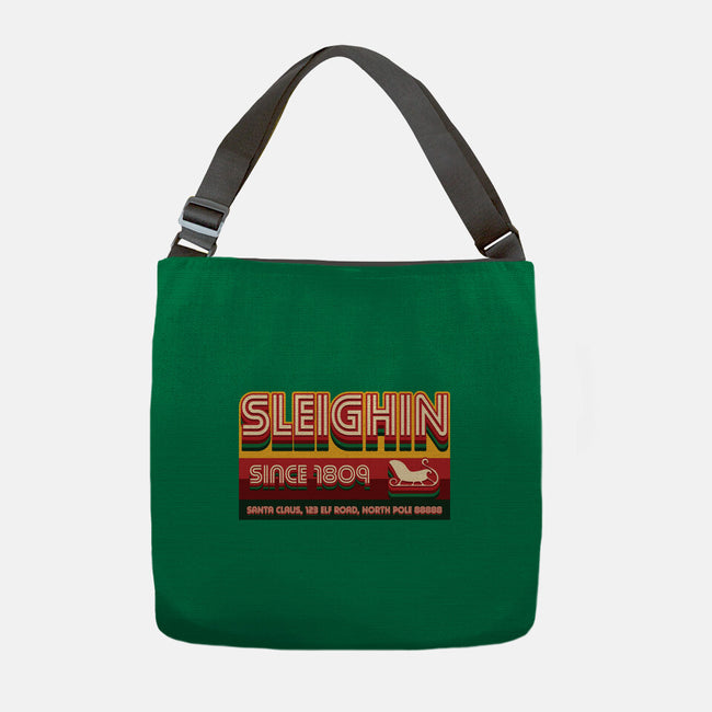 Sleighin Since 1809-None-Adjustable Tote-Bag-Whimsical Thinker