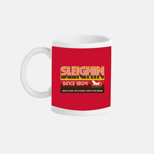 Sleighin Since 1809-None-Mug-Drinkware-Whimsical Thinker