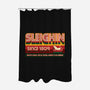 Sleighin Since 1809-None-Polyester-Shower Curtain-Whimsical Thinker