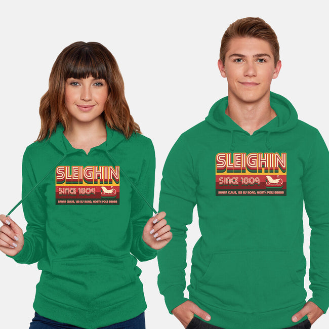 Sleighin Since 1809-Unisex-Pullover-Sweatshirt-Whimsical Thinker