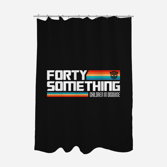 Forty Something-None-Polyester-Shower Curtain-BadBox