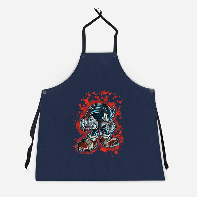 Sonic Beast-Unisex-Kitchen-Apron-nickzzarto