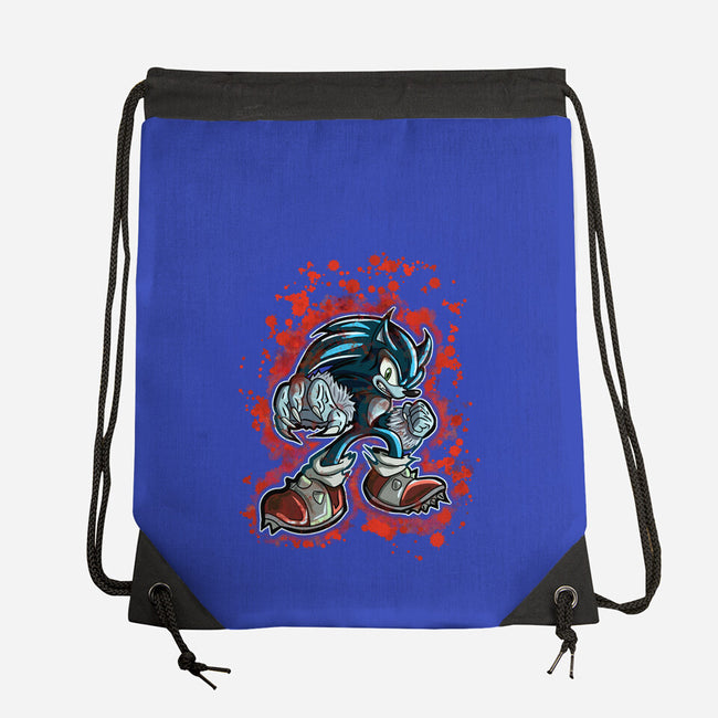 Sonic Beast-None-Drawstring-Bag-nickzzarto