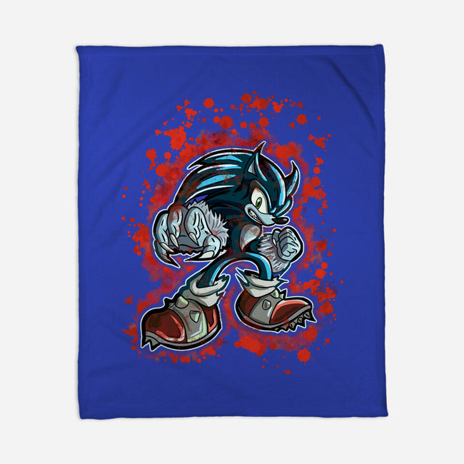 Sonic Beast-None-Fleece-Blanket-nickzzarto