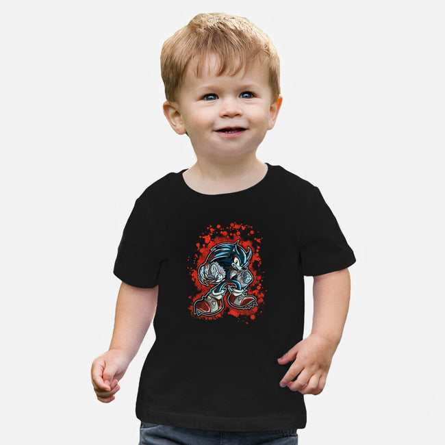 Sonic Beast-Baby-Basic-Tee-nickzzarto