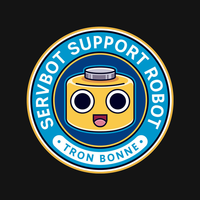 Servbot Emblem-Womens-Fitted-Tee-LAGELANTEE