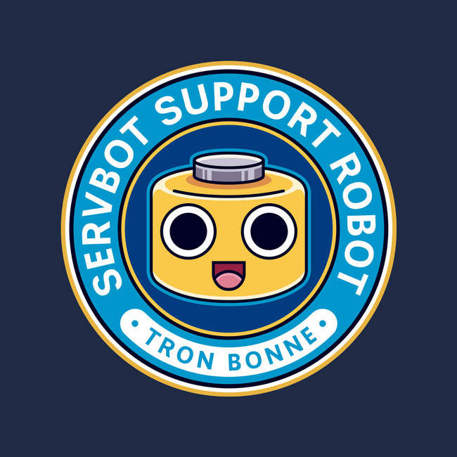Servbot Emblem-Womens-Fitted-Tee-LAGELANTEE