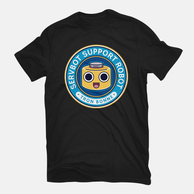 Servbot Emblem-Womens-Fitted-Tee-LAGELANTEE