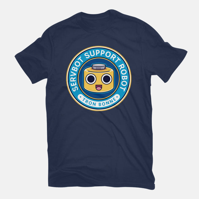 Servbot Emblem-Womens-Fitted-Tee-LAGELANTEE