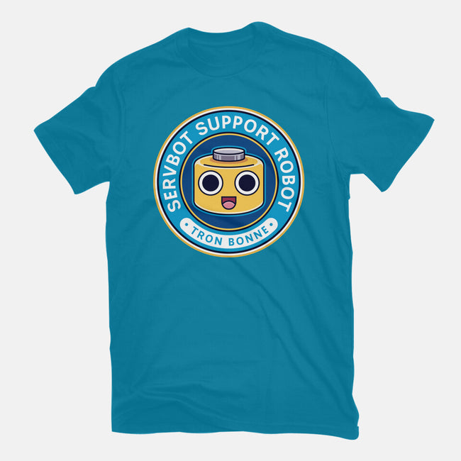 Servbot Emblem-Womens-Fitted-Tee-LAGELANTEE