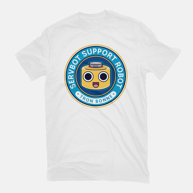 Servbot Emblem-Womens-Fitted-Tee-LAGELANTEE