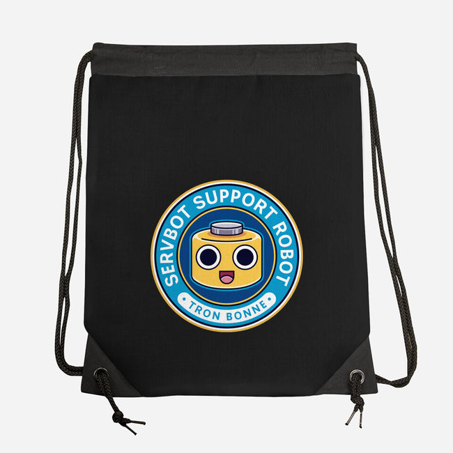 Servbot Emblem-None-Drawstring-Bag-LAGELANTEE