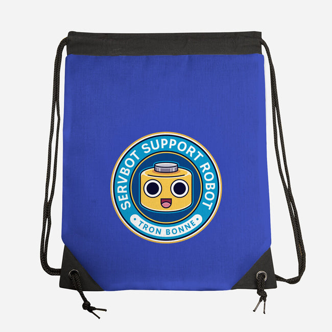 Servbot Emblem-None-Drawstring-Bag-LAGELANTEE