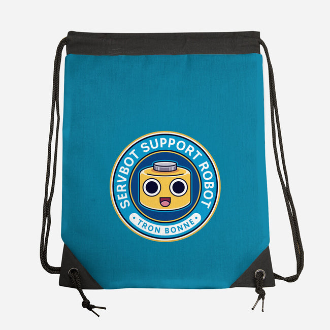 Servbot Emblem-None-Drawstring-Bag-LAGELANTEE