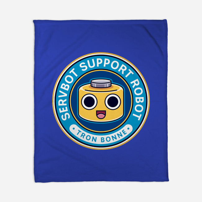 Servbot Emblem-None-Fleece-Blanket-LAGELANTEE