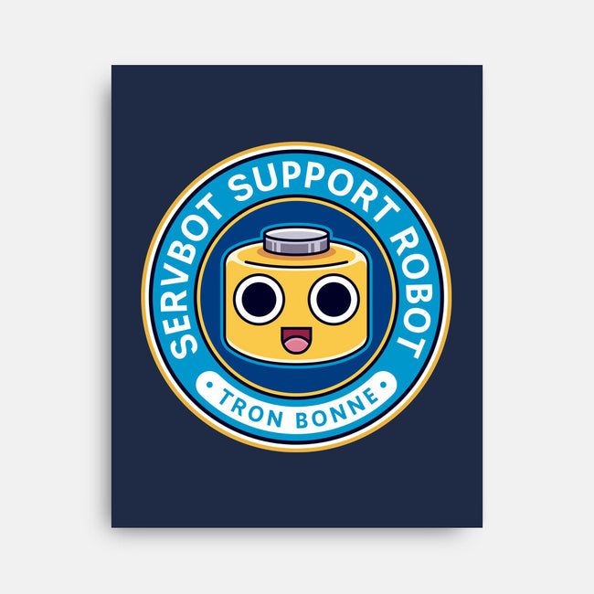 Servbot Emblem-None-Stretched-Canvas-LAGELANTEE