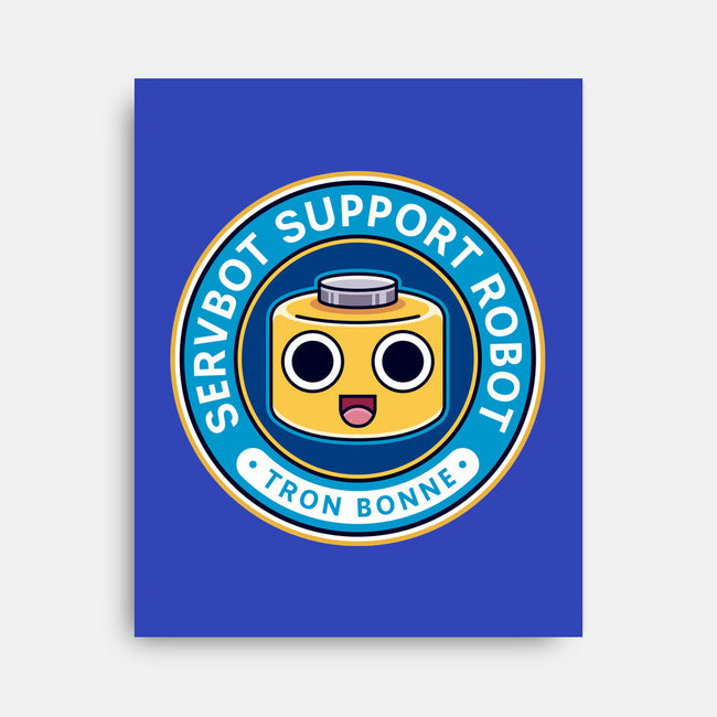 Servbot Emblem-None-Stretched-Canvas-LAGELANTEE