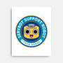 Servbot Emblem-None-Stretched-Canvas-LAGELANTEE