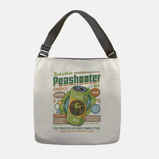 Peashooter Energy Drink-None-Adjustable Tote-Bag-LAGELANTEE