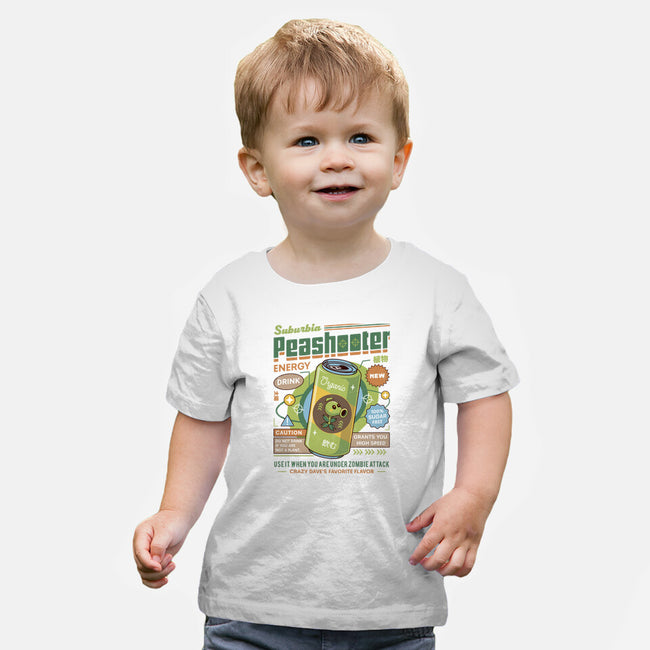 Peashooter Energy Drink-Baby-Basic-Tee-LAGELANTEE